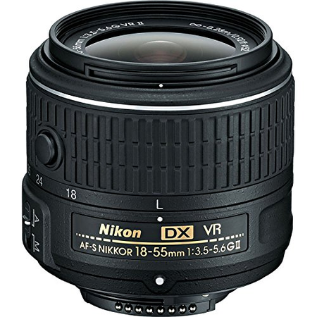 Nikon D3300 24.2 MP CMOS Digital SLR Camera with 18-55mm f/3.5-5.6G VR II Zoom Lens + 2x Professional Lens +HD Wide Angle Lens + UV Filter Kit with 24GB Deluxe Accessory Bundle (Certified Refurbished)