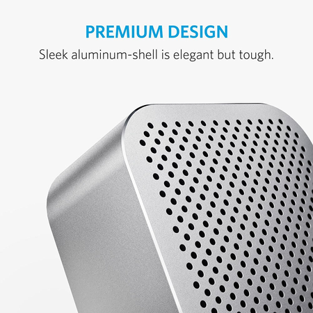 Loa Anker SoundCore nano, Super-Portable Bluetooth Speaker, Wireless Speaker with Big Sound and Hands-Free Calling, works - Gray