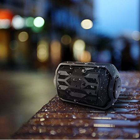 Loa Philips BT2200B/27 Shoqbox Mini Rugged Compact Wireless Waterproof Outdoor or Shower Portable Bluetooth Speaker (Black)