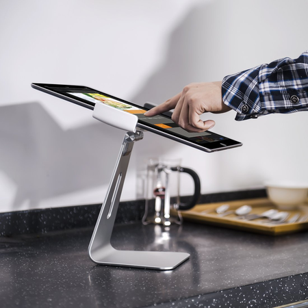 Viozon ipad Pro Stand, Tablet Holder Stand 360° Rotatable Aluminum Alloy Desktop Holder Tablet Stand