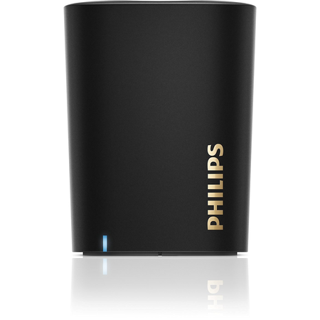 Loa Philips BT100B/37 Wireless Mini Compact Portable Bluetooth Speaker with Built-In Microphone for Phone Calls