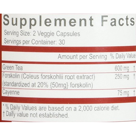 Thực phẩm chức năng Creative Bioscience Forskolin 1234 Supplyment, 250 mg