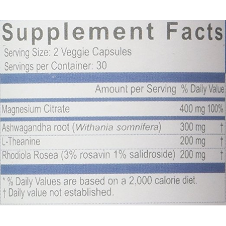 Thực phẩm chức năng Creative Bioscience Stress Formula,60 viên