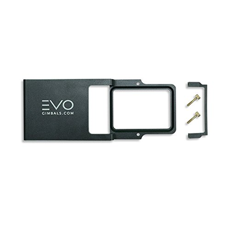 EVO Gimbals Smartphone Adapter Plate for GoPro Hero3, Hero3+, Hero4, Hero5 Black, Garmin Virb Ultra 30 and Yi Cameras - Works with most iPhone & Android Gimbals or Stabilizers