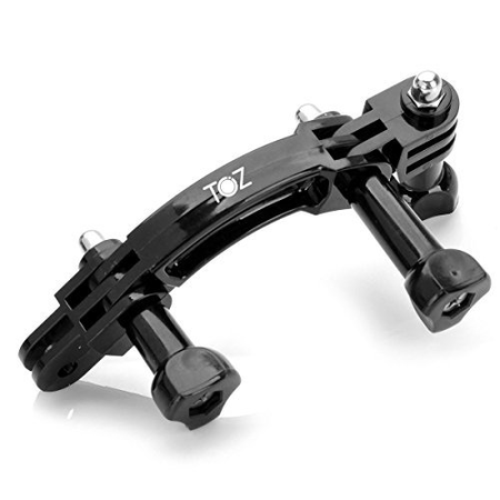 TOZ TZN-S03 Universal Rotary Extension Arm Mount Set for Gopro Hero 4 3 3+ 2 1, GoPro Accessories Kit Extension Arm Adapter Pivot Arm Thumbscrew