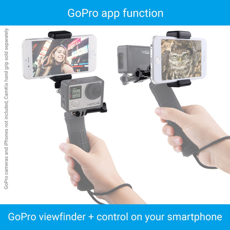 Dual Mount for GoPro Hero with Tripod Adapter and Universal Phone Holder - Record Videos with 2 Different Camera Angles Simultaneously, Steady Shot Photography, Selfies