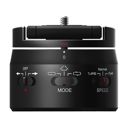 Motorized Panning Head Gopro Action Cam Timelapse Variable Speeds and Built-in Rechargeable Battery Blackbolt O-bolt 360 Degree Rotator
