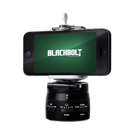 Motorized Panning Head Gopro Action Cam Timelapse Variable Speeds and Built-in Rechargeable Battery Blackbolt O-bolt 360 Degree Rotator