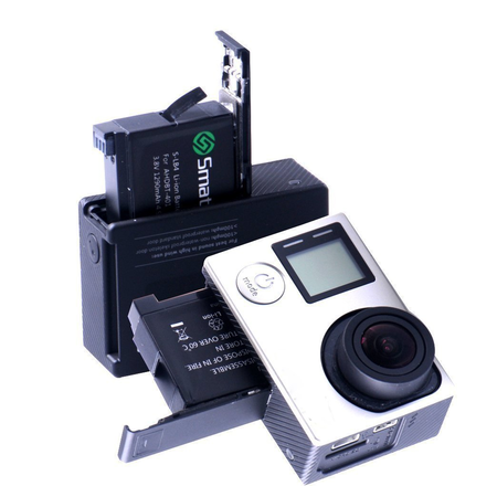 Smatree Battery (2 Pack) for Gopro Hero 4-[NOT for hero 5]