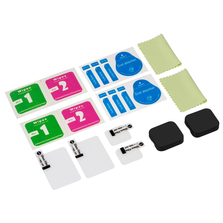 [2pcs] Deyard Ultra-Clear Tempered-Glass Screen and Lens Protector & Lens Cap Cover for GoPro Hero 5 Action Camera