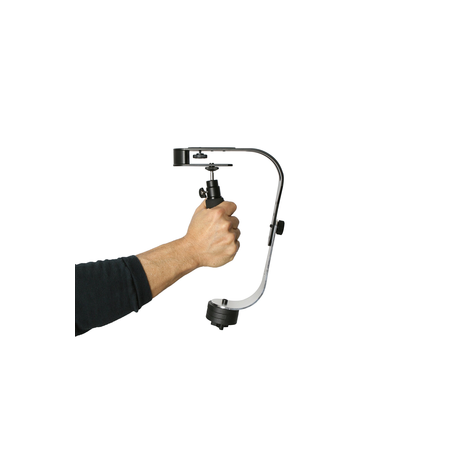 The OFFICIAL ROXANT PRO (Midnight Black Limited Edition With Low Profile Handle) video camera stabilizer for GoPro, Smartphone, Canon, Nikon or any camera up to 2.1 lbs.