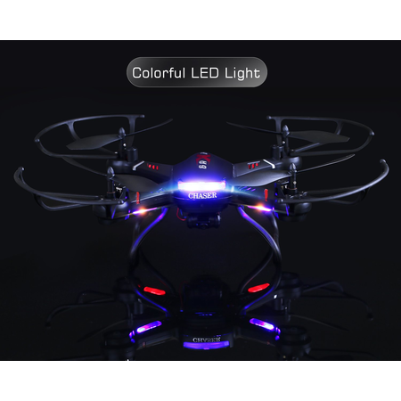 Holy Stone F181 RC Quadcopter Drone with HD Camera RTF 4 Channel 2.4GHz 6-Gyro Headless System Black (Upgraded with Altitude Hold Function)