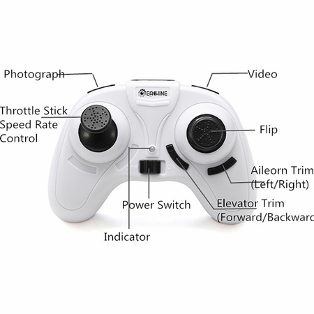 EACHINE E10C Mini Quadcopter With 2.0MP Camera Remote Control Nano Quadcopter Drone RTF Mode 2