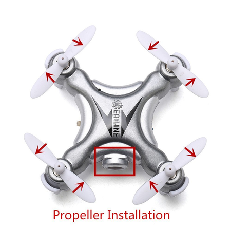 EACHINE E10C Mini Quadcopter With 2.0MP Camera Remote Control Nano Quadcopter Drone RTF Mode 2
