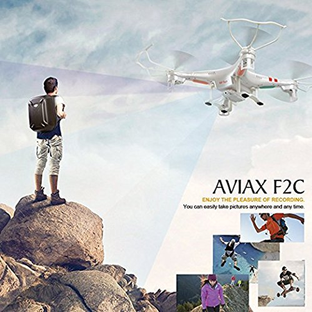 GP - NextX F2C Aviax Quadcopter with 2.0m Camera Remote Contral Drone and Headless Mode