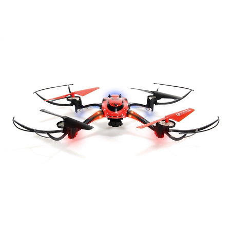 GP - NextX F2C Aviax Quadcopter with 2.0m Camera Remote Contral Drone and Headless Mode (Red- F1 quadcopter)