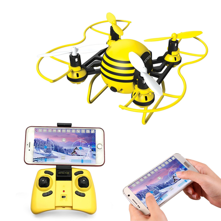 HASAKEE H1 FPV RC Drone with HD Live Video Wifi Camera and Headless Mode 2.4GHz 6-Axis Gyro Quadcopter with Altitude Hold,FPV Phone Control and Gravity Sensor RTF Function