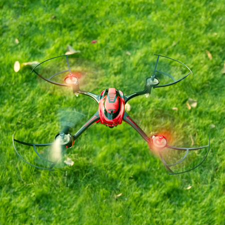 GP - NextX F2C Aviax Quadcopter with 2.0m Camera Remote Contral Drone and Headless Mode (Red- F1 quadcopter)
