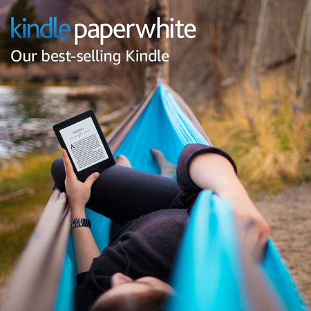 Kindle Paperwhite E-reader - White, 6" High-Resolution Display (300 ppi) with Built-in Light, Wi-Fi