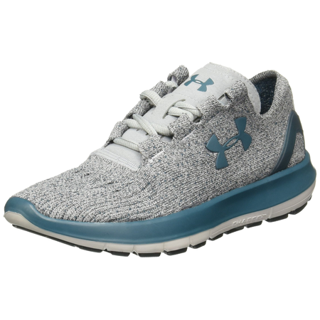 Under Armour Women's UA Speedform Slingride TRI Glacier Gray/Glow Orange/Glacier Gray Sneaker 8.5 B (M)