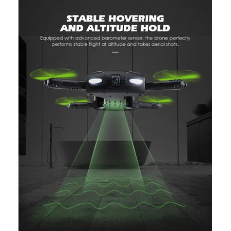 RC Helicopter, JJRC DHD D5 Foldable RC Drone 30W WiFi FPV Camera Altitude Hold Phone Control Mini RC Quadcopter