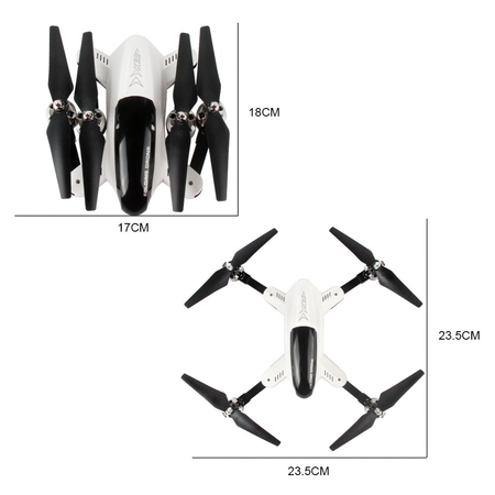Dazhong Foldable Quadcopter Drone with WIFI Control Video 2.0MP HD Camera 2.4G 4CH 6-Axis Gyro