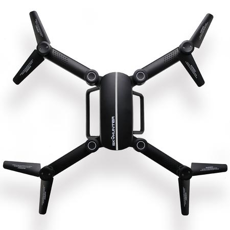 QQPOW X8 UAV Fold Remote Control / Cell Phone Control Folding Quadcopter Equipped with HD Camera Support HD Video 6-Axis Gyroscope Auto Height Hold, Headless Mode Quad Rotor Helicopter (Black)