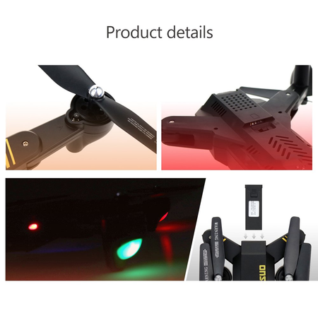 Koeoep RC Quadcopter Drone with 720P HD Camera, Air Pressure Altitude Hold & Rolls Headless Gravity Sensor Helicopter