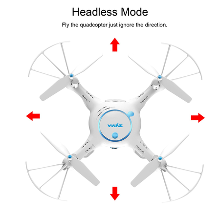 Syma X5UW Wifi FPV Drone with 720P HD Camera 2.4Ghz RC Quadcopter with Flight Route Setting and Altitude Hold Function Bonus Battery Included