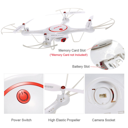 Syma X5UC RC Drone with HD Camera 2.4Ghz RC Quadcopter with Altitude Hold and One Key Take off and Landing