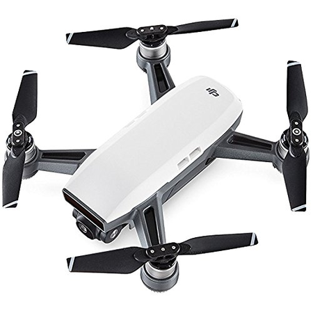 DJI Spark Alpine White Quadcopter Drone 32GB Photo Expedition Bundle