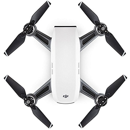 DJI Spark Alpine White Quadcopter Drone 32GB Photo Expedition Bundle