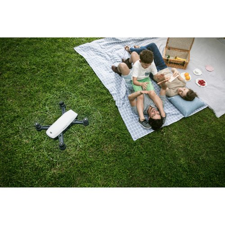 DJI Spark Intelligent Portable Mini Drone Quadcopter, with MUST HAVE BUNDLE, 32 GB SD Card, Reader and Koozam Cleaning Cloth (Alpine White)