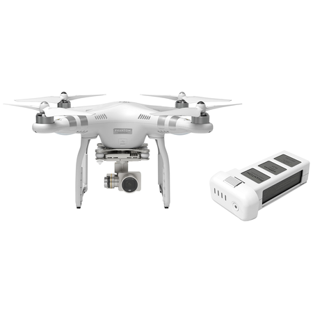 DJI Phantom 3 Advanced Quadcopter Drone Bundle with Extra Battery