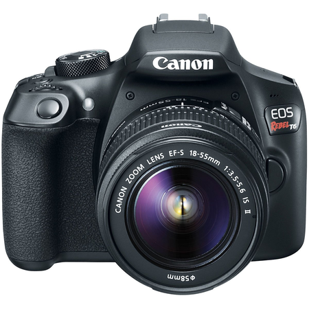 Canon EOS Rebel T6 Digital SLR Camera with EF-S 18-55mm IS II Lens and Canon Pixma MG3620 Wireless Inkjet All-In-One Multifunction Photo Printer 64GB Accessory Bundle