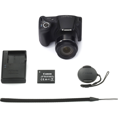 Canon PowerShot SX420 IS Digital Camera (Black) with 20MP, 42x Optical Zoom, 720p HD Video and Built-In Wi-Fi + 32GB Card + Reader + Spare Battery + Tripod + Digital Camera Accessory Bundle