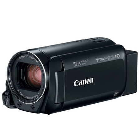 Canon VIXIA HF R800 Camcorder (Black) + SanDisk 64GB Memory Card + Digital Camera/Video Case + Extra Battery BP-727 + Quality Tripod + Card Reader + Tabletop Tripod/Handgrip + Deluxe Accessory Bundle