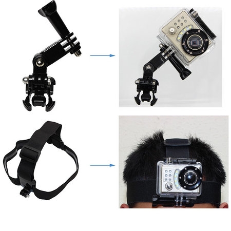 Camera Accessories Kit Starter Bundle for GoPro Hero 5 Session 4 3 2 1 SJ4000 SJ5000 HD Action Video Cameras by LotFancy (12 Items)