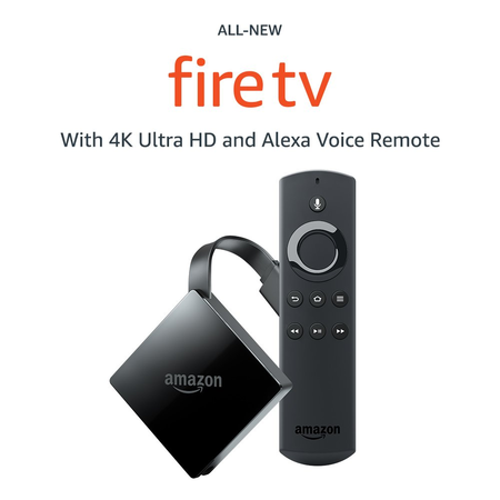 All-New Fire TV with 4K Ultra HD and Alexa Voice Remote | Streaming Media Player