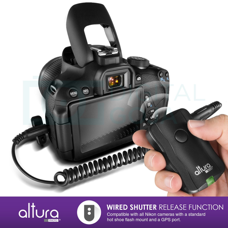 Altura Photo Professional Flash Kit for NIKON DSLR - Includes: I-TTL Flash (AP-N1001), Wireless Flash Trigger Set and Accessories