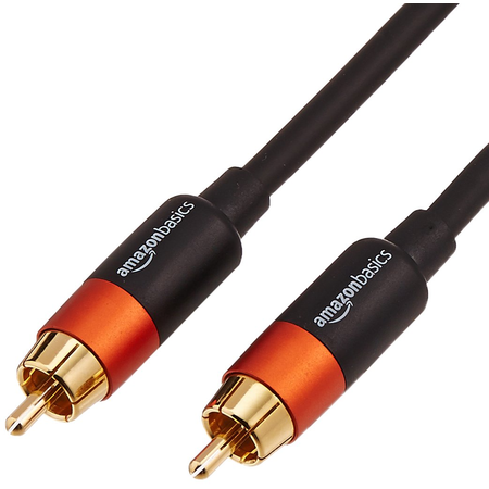 AmazonBasics Digital Audio Coaxial Cable - 8 Feet