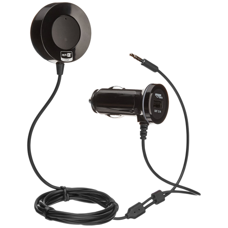 AmazonBasics Bluetooth Hands-Free Car Kit with 3.5mm Aux Jack