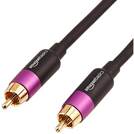 AmazonBasics Subwoofer Cable - 25 Feet