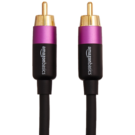 AmazonBasics Subwoofer Cable - 25 Feet