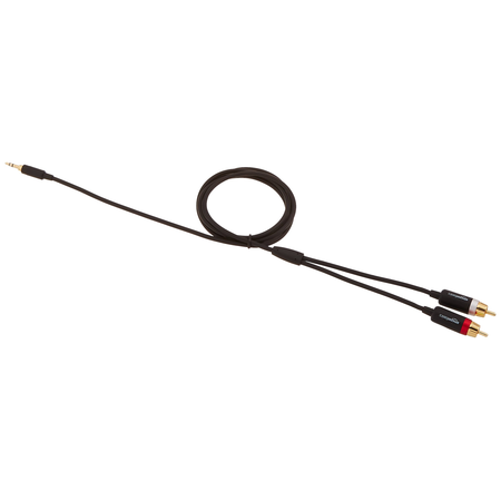 AmazonBasics 3.5mm to 2-Male RCA Adapter Cable - 4 Feet