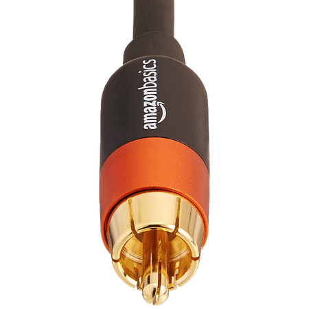 AmazonBasics Digital Audio Coaxial Cable - 8 Feet