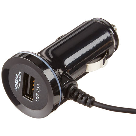 AmazonBasics Bluetooth Hands-Free Car Kit with 3.5mm Aux Jack