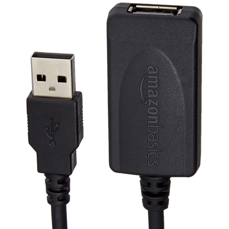 AmazonBasics USB 2.0 Active Extension Cable Type A-Male to A-Female - 32 Feet (9.75 Meters)