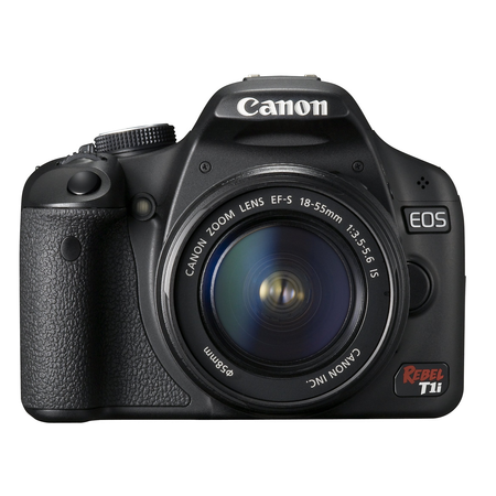 Canon EOS Rebel T1i 15.1 MP CMOS Digital SLR Camera with 3-Inch LCD and EF-S 18-55mm f/3.5-5.6 IS Lens