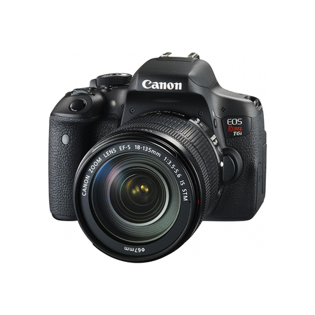 Canon EOS Rebel T6i Digital SLR with EF-S 18-135mm IS STM Lens - Wi-Fi Enabled